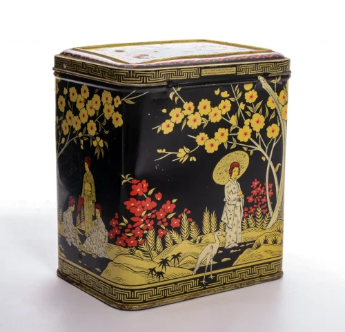 Tea Container with Chinese Lady