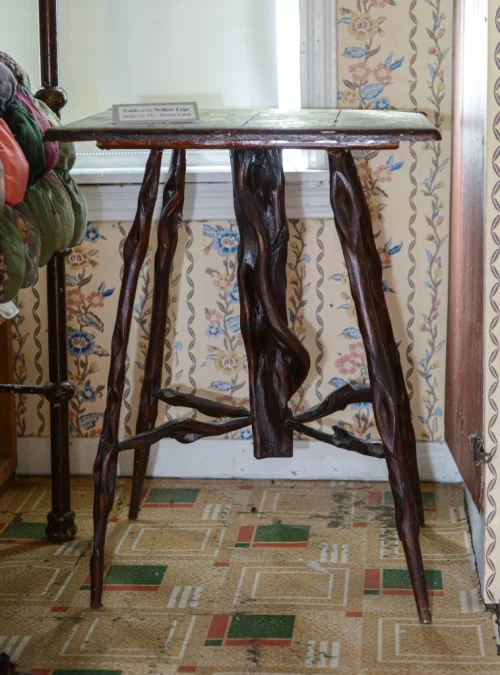 Table with Willow Legs