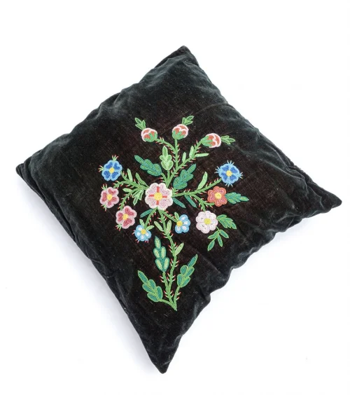 Cushion With Beadwork