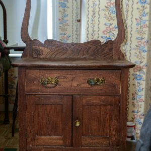 WASH STAND WITH TOWEL RACK