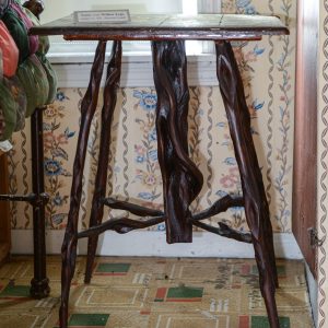 TABLE WITH WILLOW LEGS